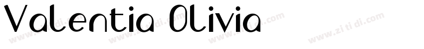 Valentia Olivia字体转换